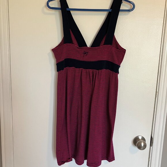 Garage Striped Pink Dress Women's Size Medium - Picture 4 of 6